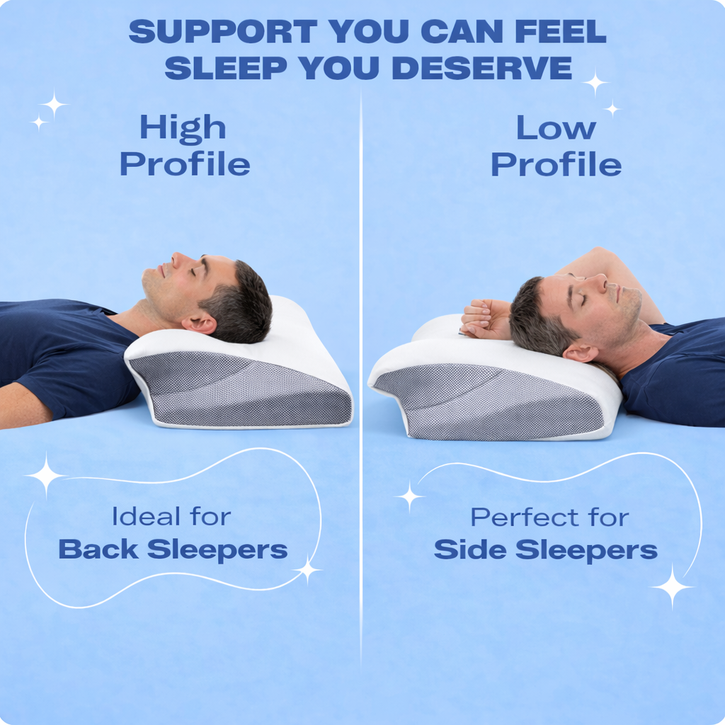 WrapComfort™ Cloud Contour Sleep Pillow